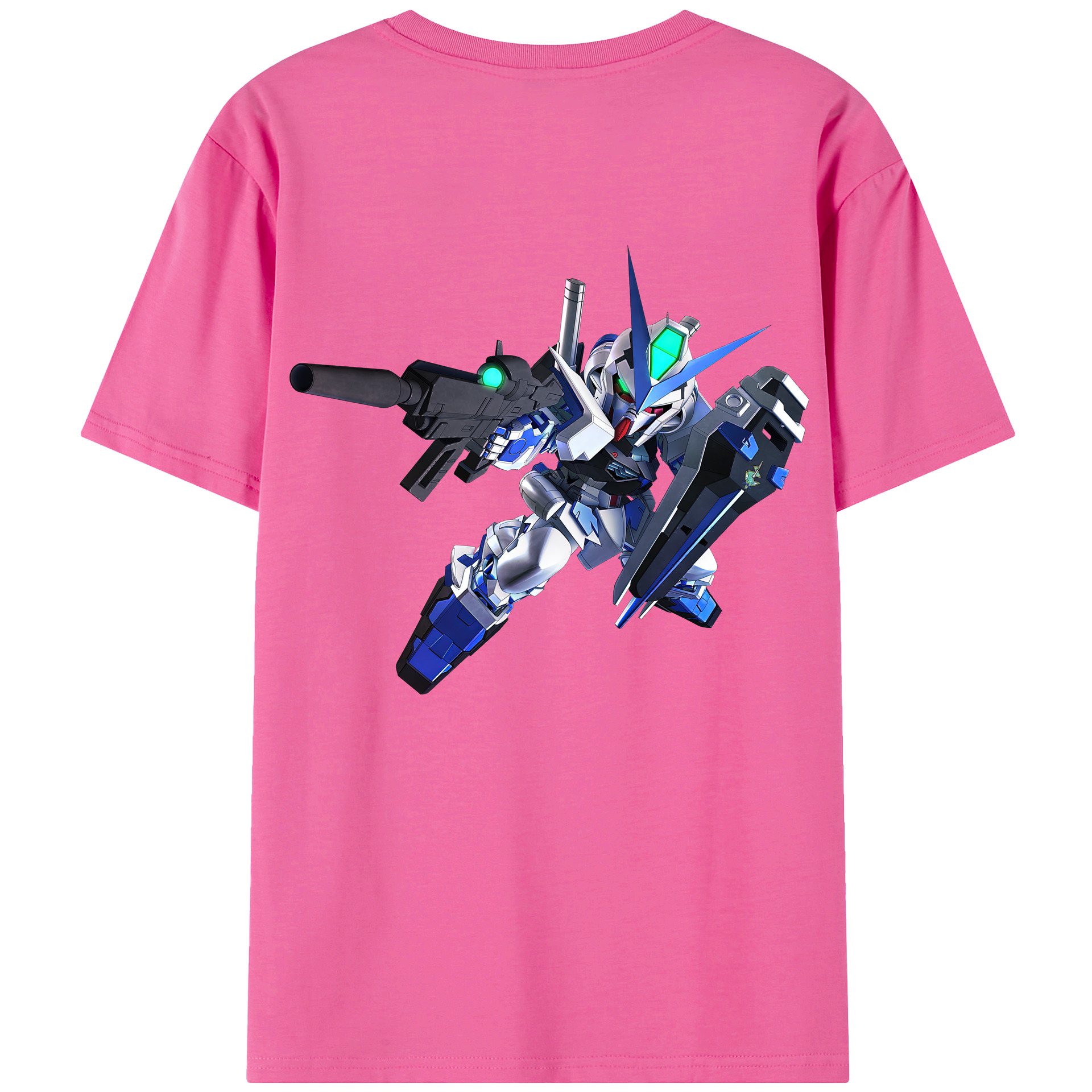 （画像用） 機動戦士ガンダム Mobile Suit Gundam レディース半袖Tシャツ(バックプリント)